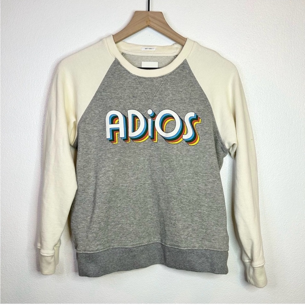Mother The Square Adios Raglan Sweatshirt XS - Picture 3 of 7